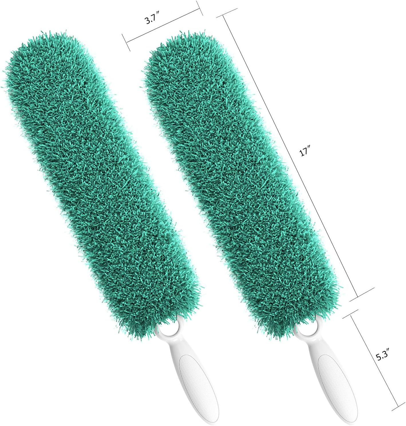 Microfiber Duster with Handle and Washable Duster Head, Dusters for Cleaning,...