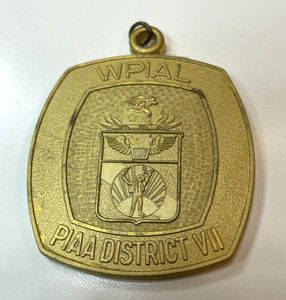 Vintage WPIAL PIAA District 7 Football AAAA 1985 Gold Championship Medal