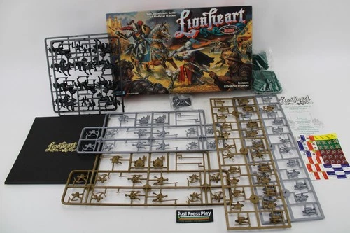 Vintage Lionheart Board Game by Parker Brothers 1997 Risk Style Medieval Warfare