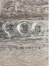 3PC Smaller Glass Round Bowls Replacement Silicone Hookah Water Pipe