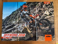 KTM Offroad / Enduro Verkaufsposter / Prospekt 2018, inkl. 300 TPI, 250 EXE, EXC-F