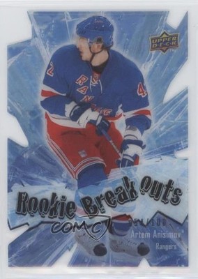 2009-10 Upper Deck Rookie Breakouts /100 Artem Anisimov #RB13 RC 2d8