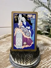 Vintage Art Deco Playing Card,  Antique Swap Card, Trade Card, Victorian Couple