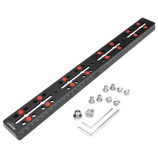 400mm/15.7" Telescope Rail Bar Vixen Style Dovetail Mounting Plate, with M6 1...