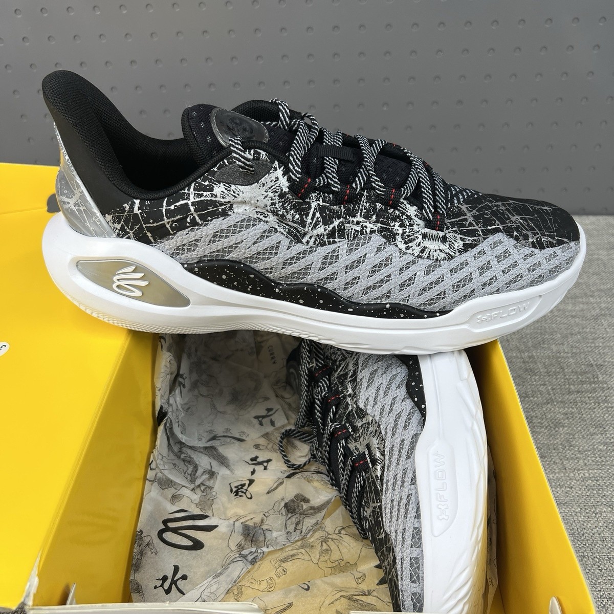 Under Armour Curry 11 FD Black White Basketball Shoes