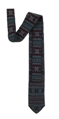 Luigi Borrelli Napoli Mens Wool Handmade Tie NEW $235 2.75'' X 56'' SKU33
