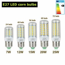 5x E27 E14 LED Glühbirne Birne Mais Licht Leuchtmittel 5730 SMD Warm/Kalt Weiß