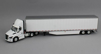 2025 DCP 1:64 WHITE Freightliner Cascadia 5th GEN Day Cab Semi w