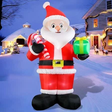 MUMTOP Santa Inflatable Outdoor-Christmas Inflatable Outdoor Decoration - 9.84 F