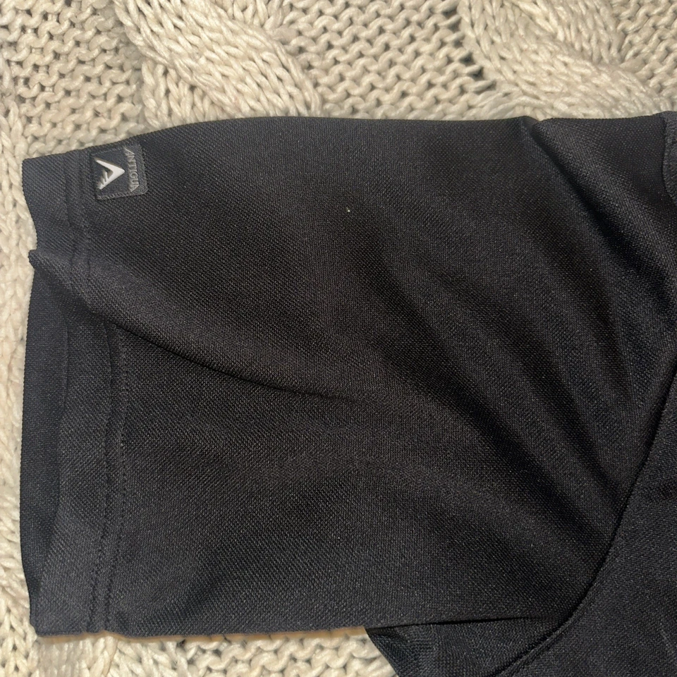 Camisa polo negra de los Gigantes de San Francisco Antigua para hombre L manga corta MLB Fan Gear Foto 3 de 4