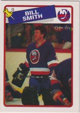 1988-89 O-pee-chee NHL #17 Bill Smith Islanders Conn Smythe HOF