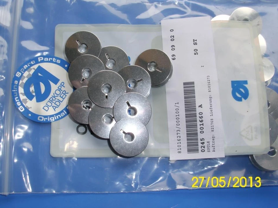 Dürkopp Adler 867 0245001660A 26mm Durchmesser Spule Nähmaschine