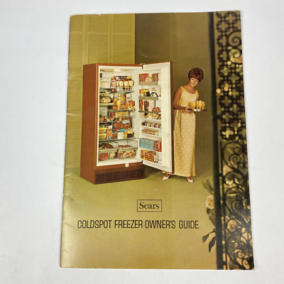 1969 Sears Roebuck Coldspot Freezer Retro Owner's Guide Brochure