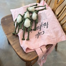 Little Frog KNITTING KIT to knit Five Frogs - Claire Garland Dot Pebbles Knits