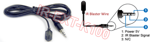 IR Remote Blaster/Emitter Kit For Smart TV IR Repeater A/V Extender - Picture 3 of 4