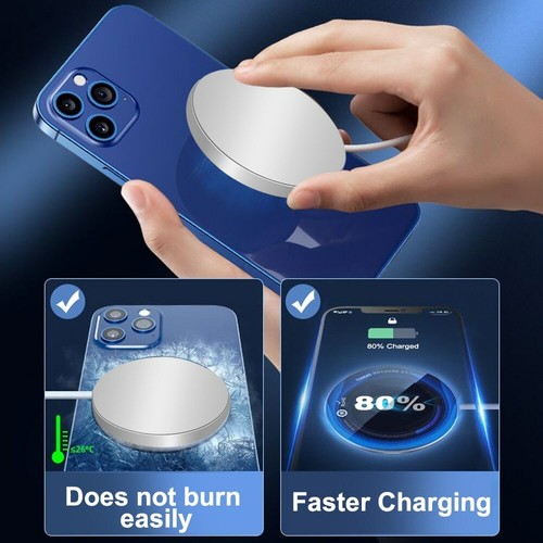 15W Fast Wireless Charger For 14 13 12 11ProMaxMini MagSafe Apple iPhone MagSafe - Afbeelding 3 van 12