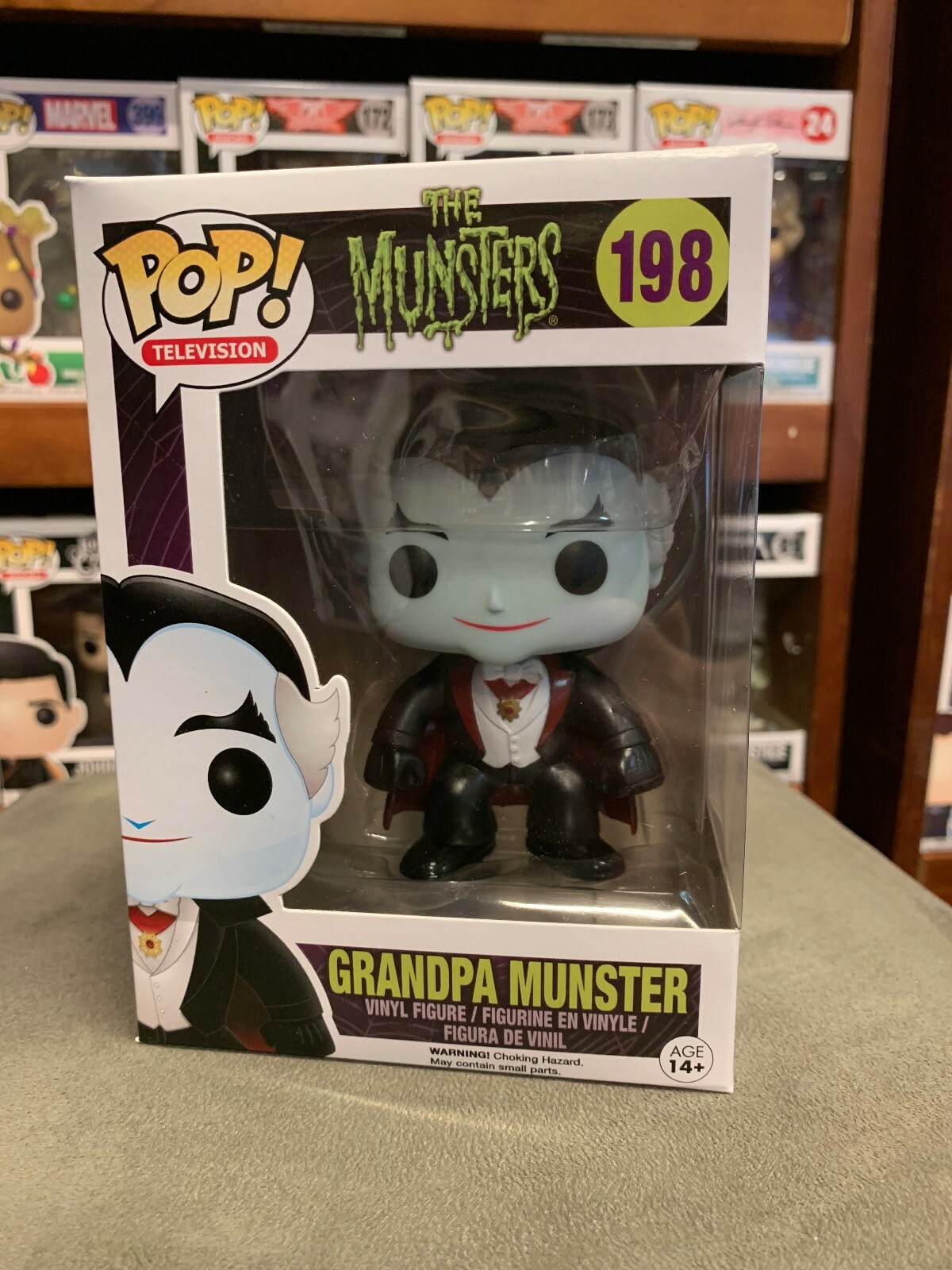 Pop Tv The Munsters Grandpa Munster Funko Pop Vinyl Expert Packaging