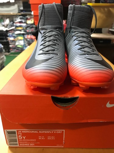 Nike Jr Mercurial Cr7 Cool Grey soccer 