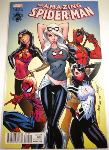 🔴🔥 AMAZING SPIDER-MAN #18 J SCOTT CAMPBELL DECOMIXADO COLOR VARIANT Deadpool
