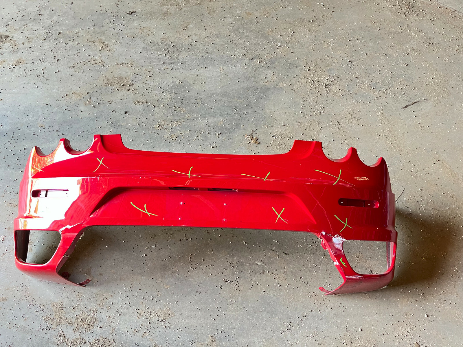 2005 2006 2007 2008 2009 Ferrari f430 rear bumper used oem Needs Repair