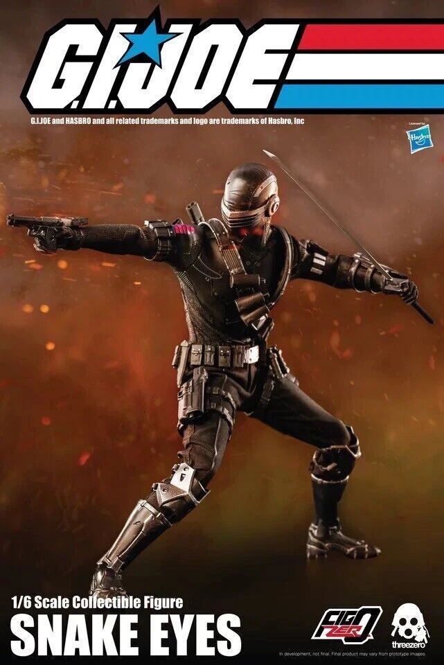 3A ThreeZero 1/6 G.L. Joe Snake Eyes figure Model - Image 4 of 4