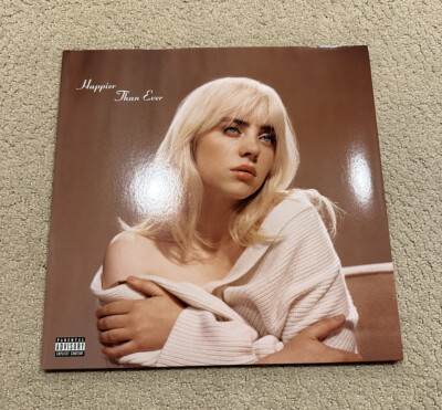 Billie Eilish Happier Than Ever (2-LP) Limited Cool Grey Vinyl NM