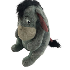 Plush Disney Winnie the Pooh Eeyore Stuffed Animal, Gray Tail. Large