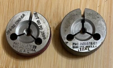 Go & No Go Thread Ring Gage Set .164-32 UNC-2A GO .1428-NO GO .1399 PMC Ind.