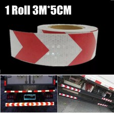Car Accessories Night Safety Mark Warning Tape Strip Reflective Red Car Sticker