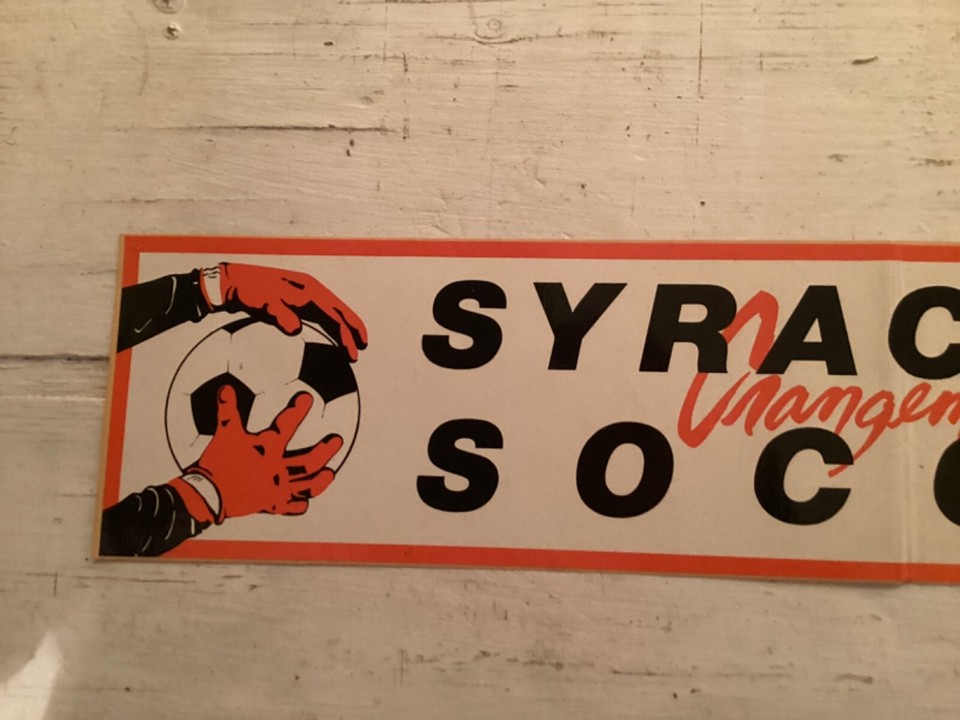 Vintage Syracuse Orangemen Soccer Bumper Sticker eBay