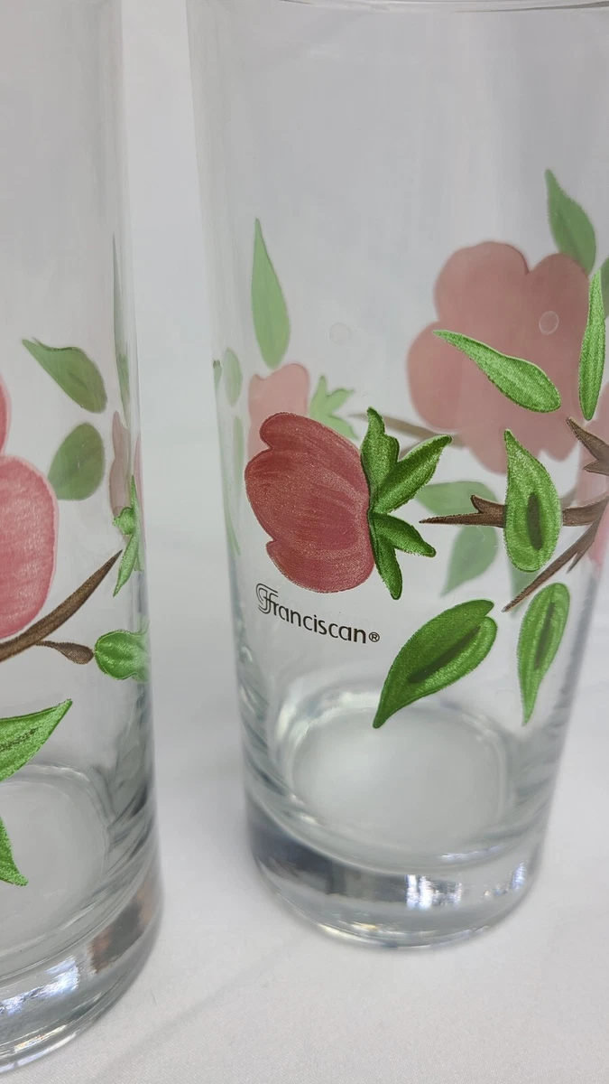 Luxury 14oz cocktail glass cup with hand painting flower and animal design