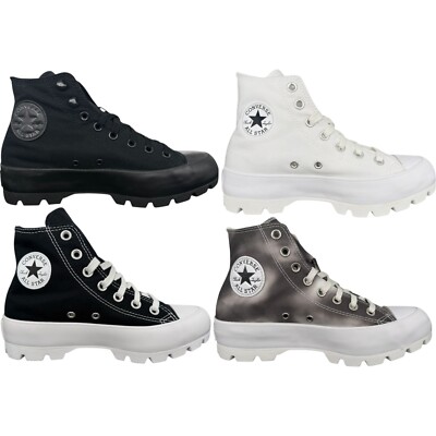 Converse All Star Women Shoe Lugged Platform High Top Boot Size 6-11 NEW
