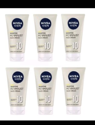 6x Nivea Men Sensitive Pro Menmalist Gesichtscreme 75ml datiert 11/2024