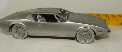 Danbury Mint pewter cars. Four sportscars various models. - Picture 20 of 24