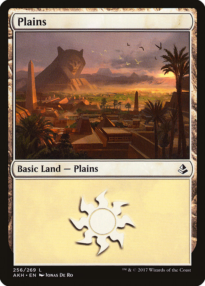 Plains (256) [Amonkhet] Magic MTG