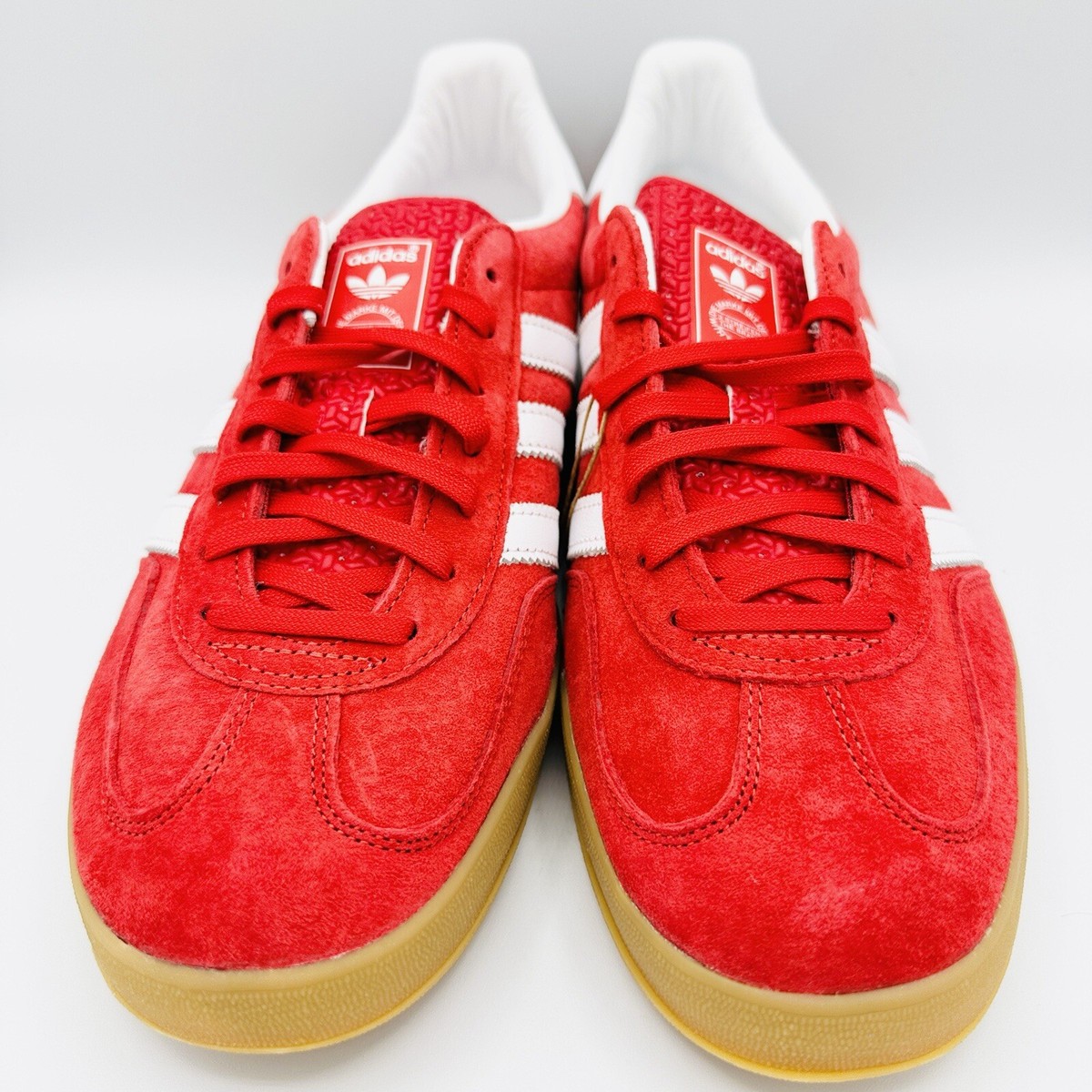 adidas Gazelle Indoor Scarlet Cloud White Men's Sizes 11-13