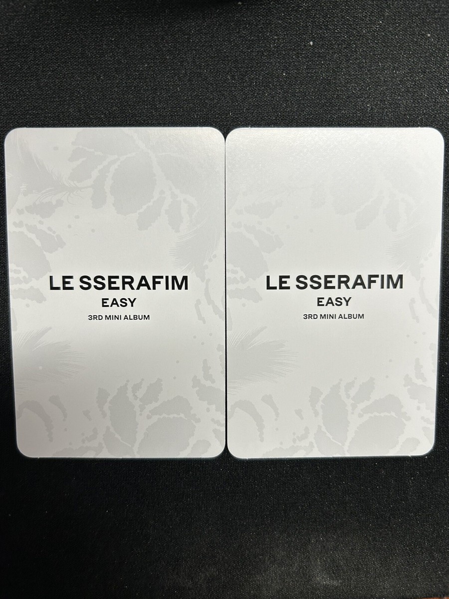 LE SSERAFIM EASY GROUP PHOTOCARD SET OF 2 TARGET EXCLUSIVE | eBay