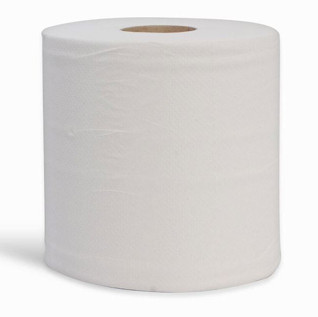 EMBOSSED CENTREFEED 2PLY WHITE 150M