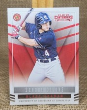 2015 Panini Contenders Blake Trahan School Colors Card #38 Louisiana Reds A3