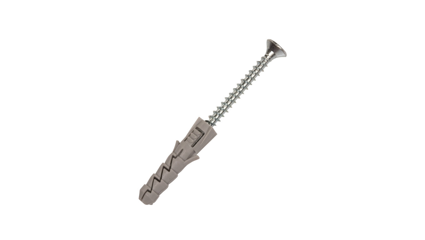 Wall plug fi6 with cross screw 4x50mm FIX-06+450 /200pcs/ /T2UK