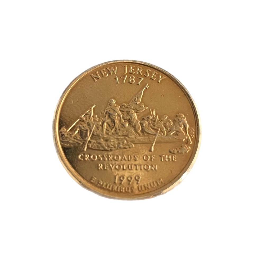 1999D New Jersey 1787 Crossroads Of The Revolution Quarter Coin eBay