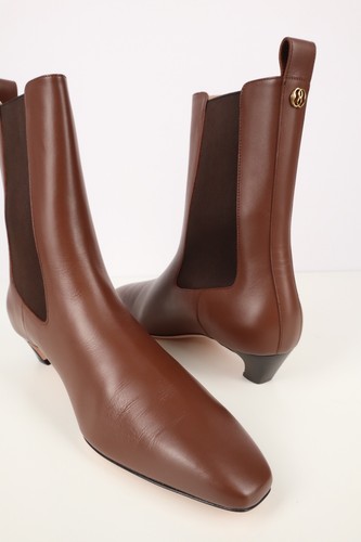 Bally Damen Schuhe Stiefelette Gr. 40 Braun Leder Ankle Boots - Bild 5 von 7
