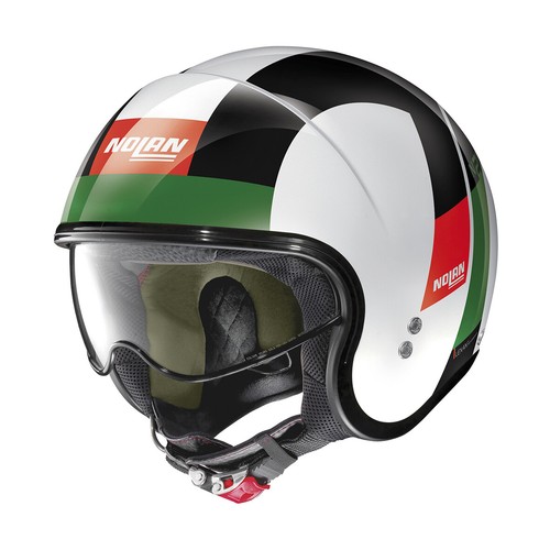 Helmet Demi Jet NOLAN N21 Prolate - 79 Metal White SIZE S | eBay