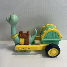 Dino Ranch Min Clover's Care Cart "Cart Only" 4.5" H X 5 "L Green Yellow