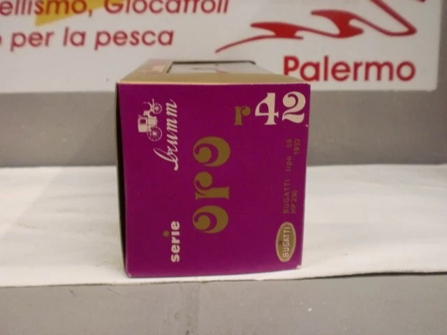 BRUMM 1/43 - BUGATTI TIPO 59 HP 230 1933 n° R 42 - Immagine 3 di 3