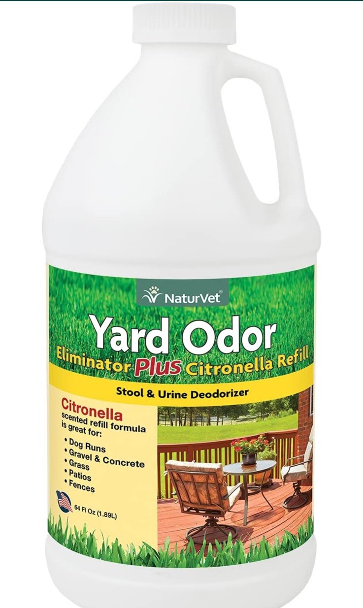 NaturVet Yard Odor Eliminator Plus Citronella Refill 64oz. eBay