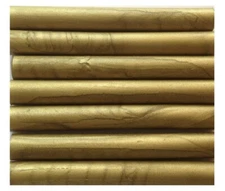 Gold Glue Gun Sealing Wax - 7 Sticks approx 4" long, imperfect (see description)