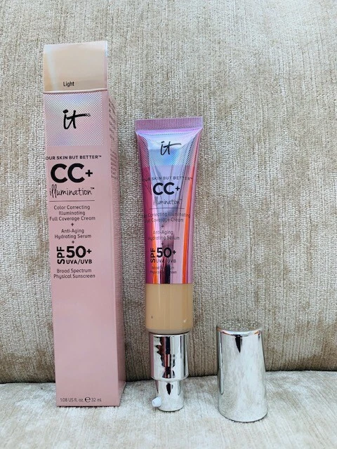 IT Cosmetics Bye Bye CC Illumination Full Coverage Cream Treatment SPF 50 NEW UK