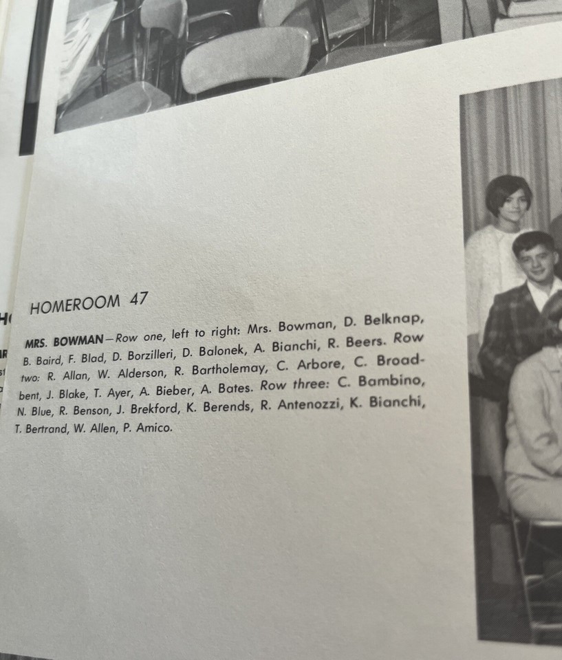 1967 Serial Killer Ken Bianchi Gates Chili High School Yearbook eBay