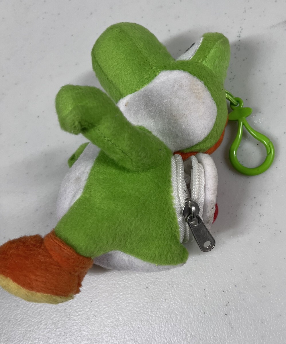 Super Mario Bros. Plush Yoshi Backpack Clip Keychain With